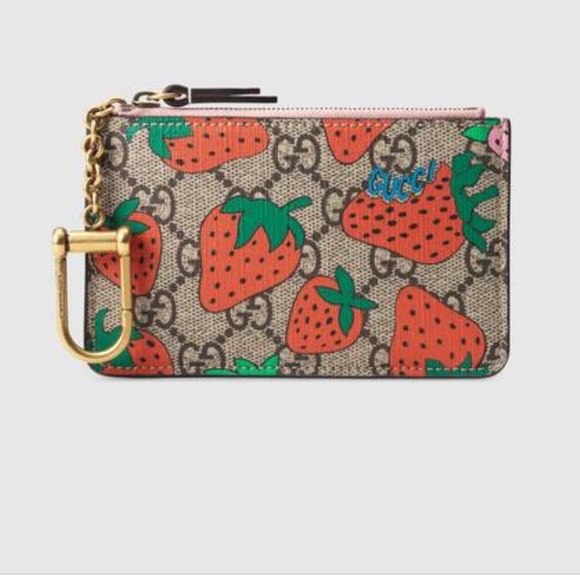gucci keychain card holder